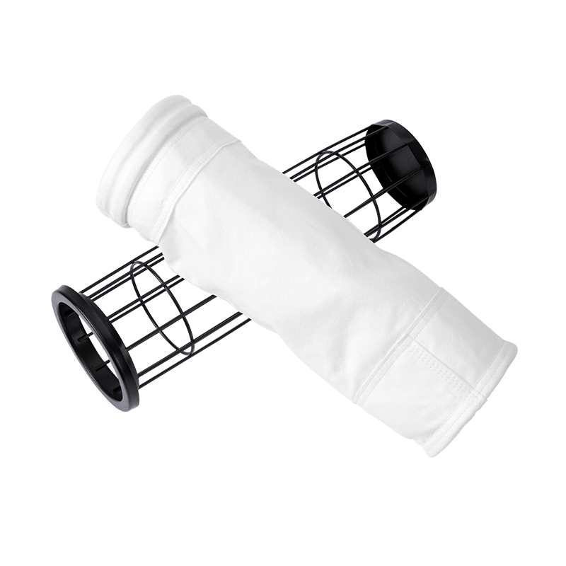 Sacs de filtre à membrane en feutre à aiguille en polyester PTFE