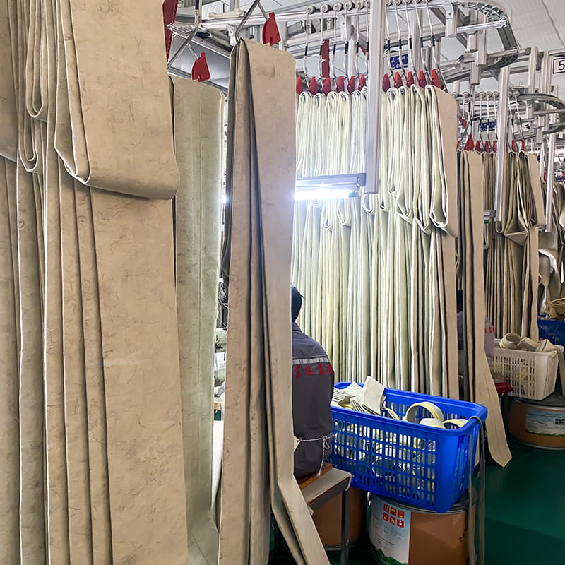 Sacs de filtre en feutre à aiguille à aiguille de basalte
