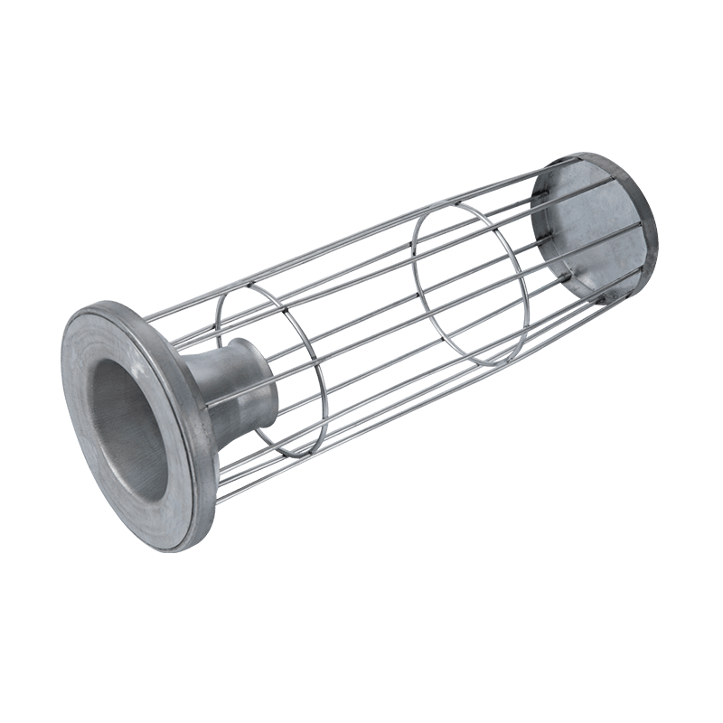 Acier inoxydable SS304 / SS316L Cage de filtre à poussière industriel avec venturi ou tube de protection